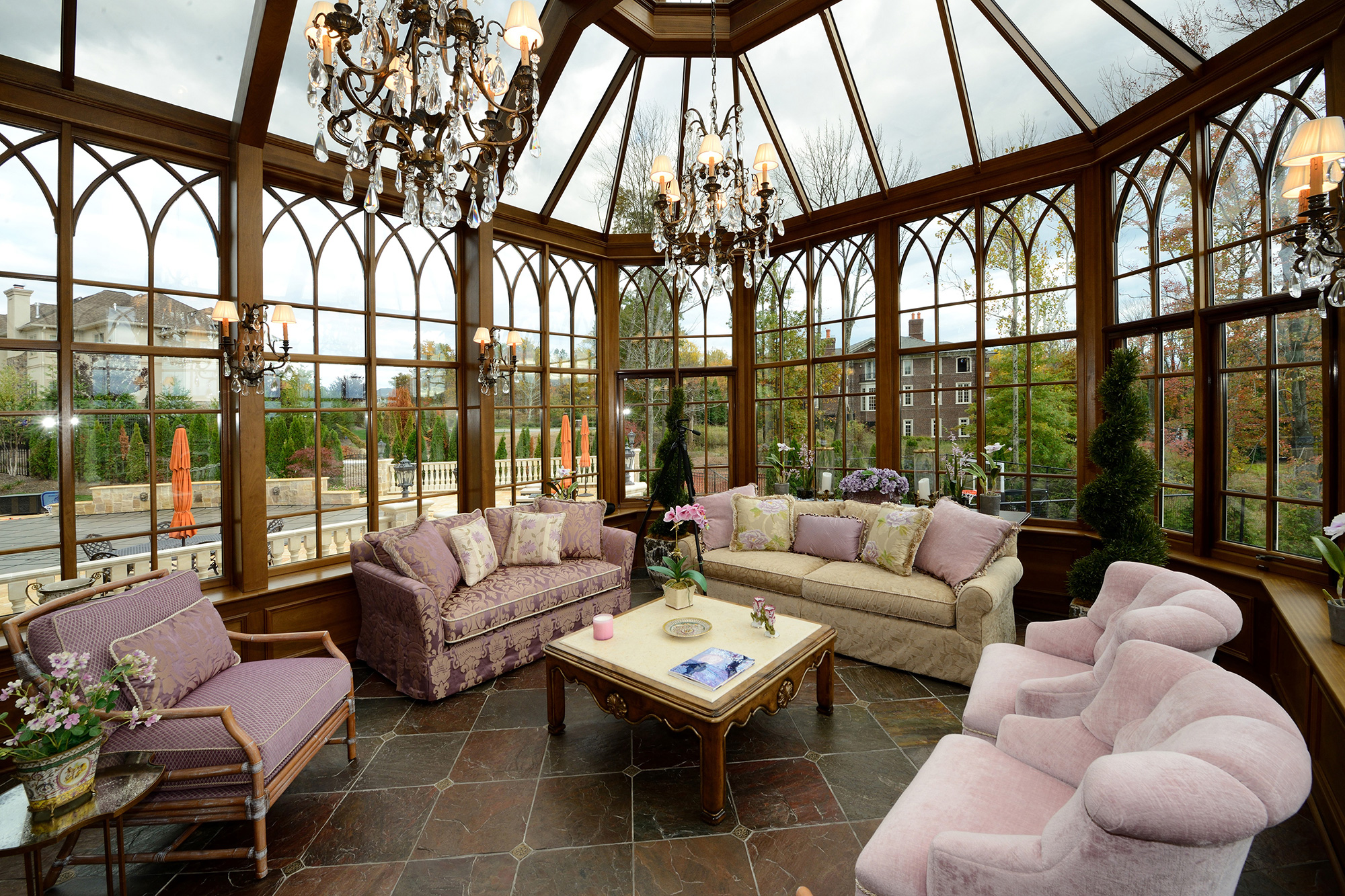 Traditional Mahogany Conservatory, New Jersey Conservatory Craftsmen